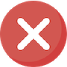 ไอคอนแจ้งเตือนสำเร็จของระบบสมาชิก แสดงการทำรายการไม่สำเร็จ