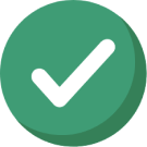 ไอคอนแจ้งเตือนสำเร็จของระบบสมาชิก แสดงการทำรายการสำเร็จ